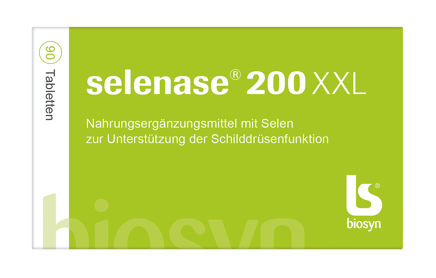 Packung unserer selenase 200 XXL Tabletten